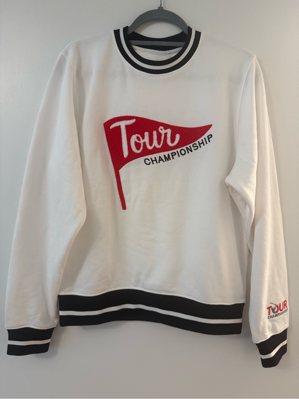 Tour Championship White Crewneck